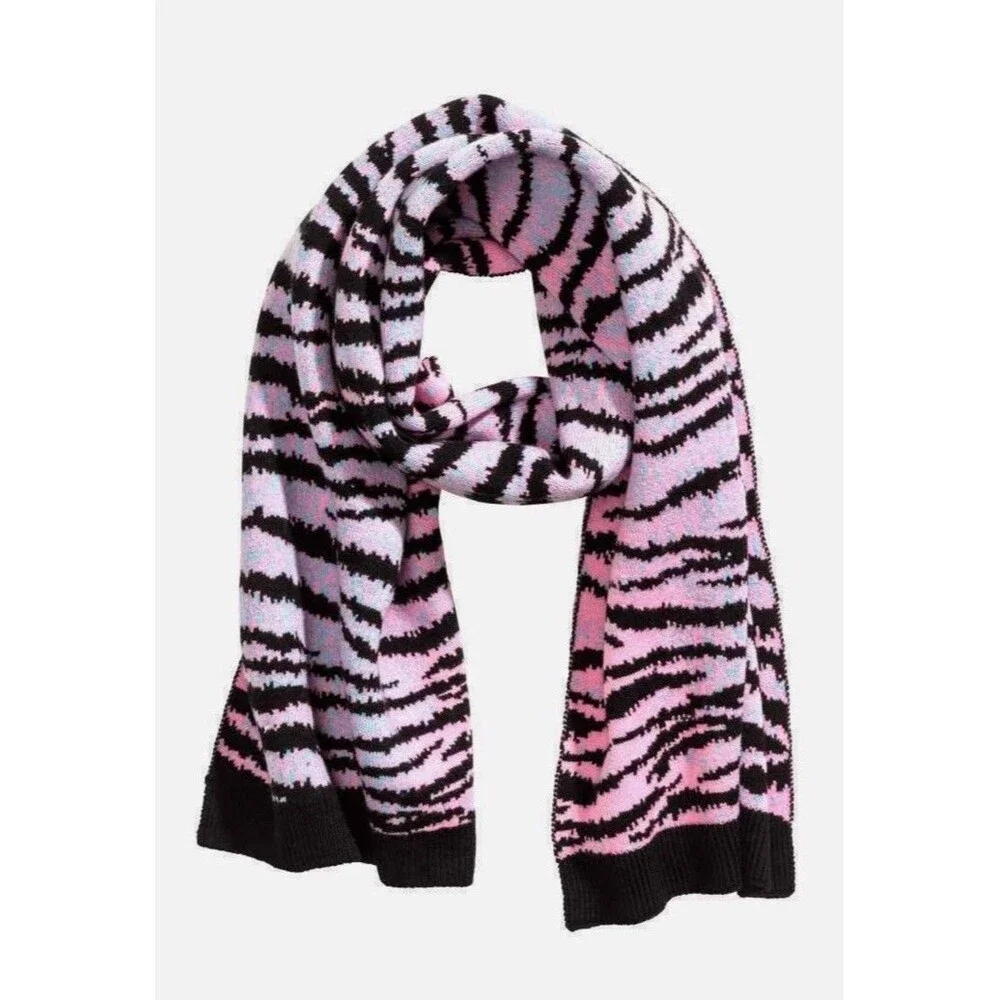 NWT Kenzo x H&M Wool Scarf Animal Print
